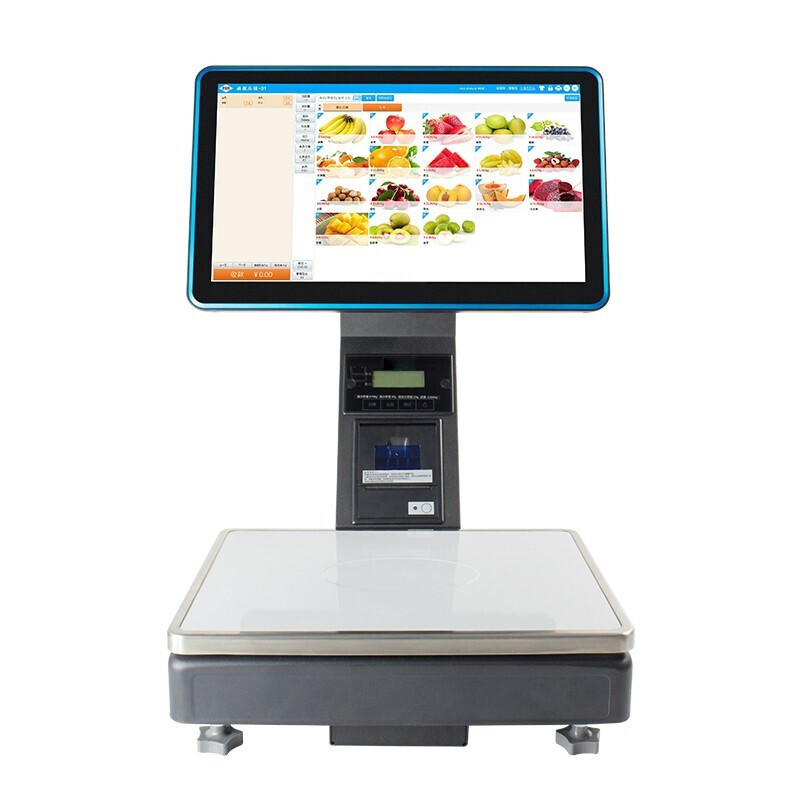新蜜收银称重一体机超市餐饮水果店果蔬店麻辣烫冒菜麻辣香锅收银机