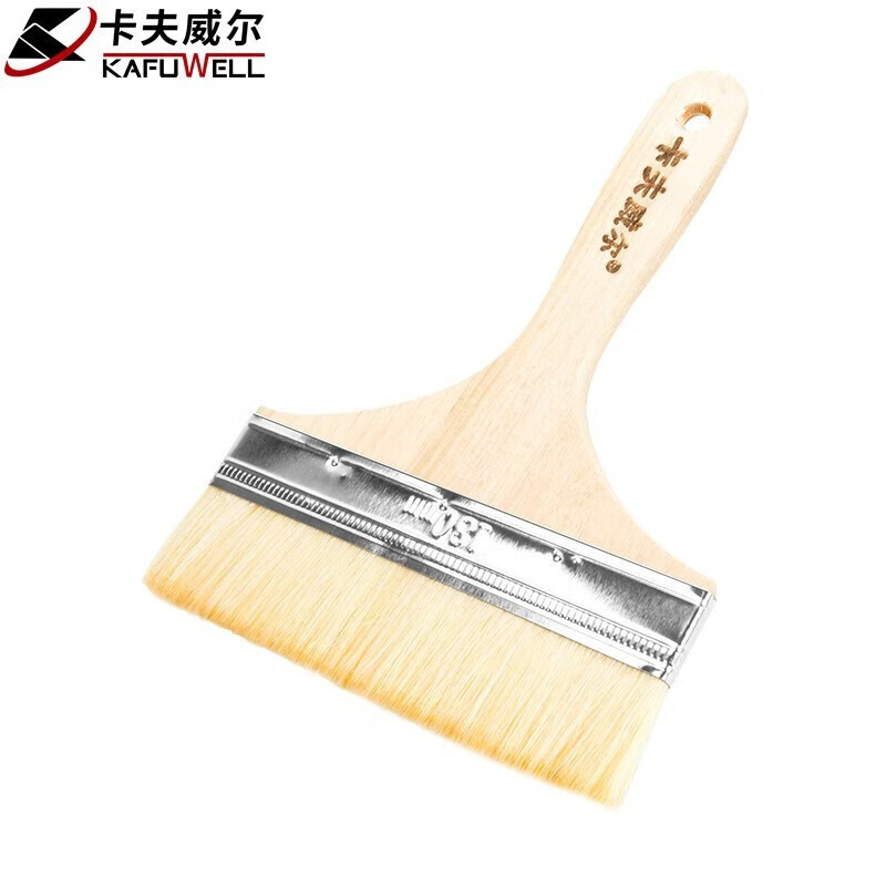 卡夫威尔 油漆刷套装 滚筒刷子 乳胶漆墙面防水涂料环氧地坪漆刷墙工具 羊毛刷6寸EM3970