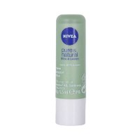 妮维雅(NIVEA)自然舒润护唇膏柠檬橄榄4.8g 润唇 自然滋养,深润修护