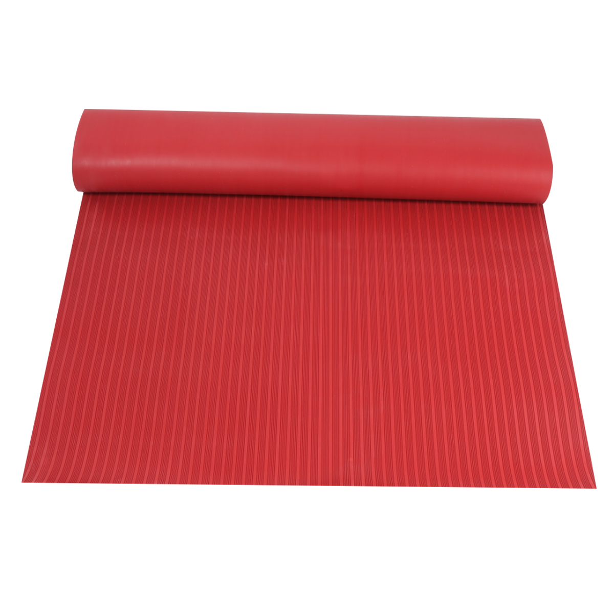 典虎 绝缘橡胶板 红色条纹 6kv 5米*1米*3mm 卷高清大图