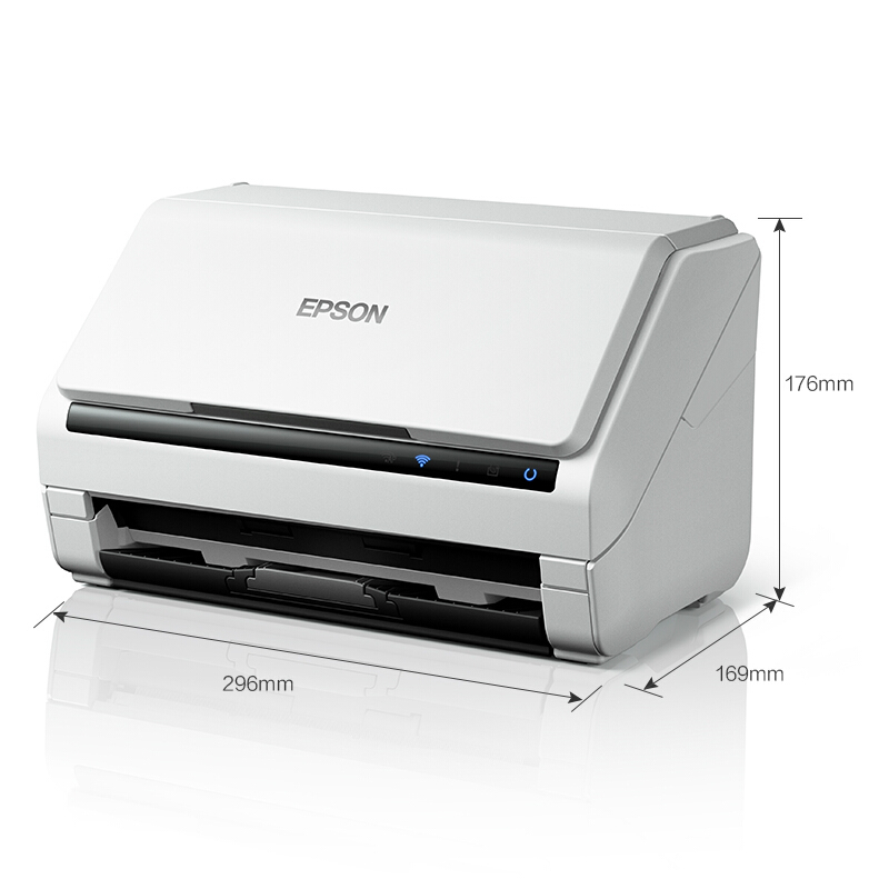 爱普生(EPSON) A4馈纸式高速双面彩色文档扫描仪DS-570W Wifi无线扫描