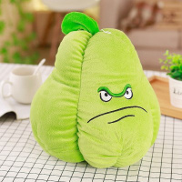 大号植物大战僵尸公仔豌豆寒冰射手帽子僵尸毛绒玩具年货节_664 大号【植物28cm/僵尸50cm】 荧光绿荧光绿
