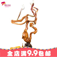 太行崖柏毛料木料原木原料清仓 随形树根摆件手把件 陈化红白老料