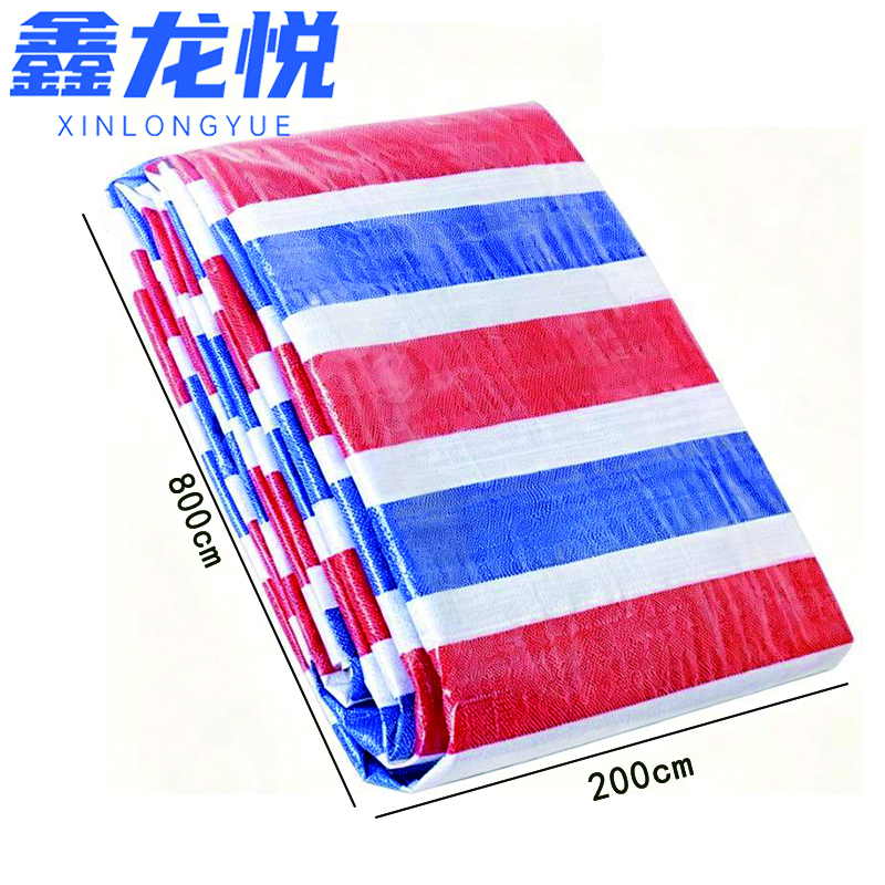 鑫龙悦 彩条布2*8米卷