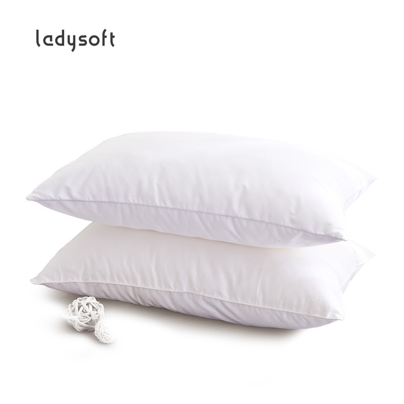 ladysoft御棉堂 四季舒眠枕酒店风高低稳压枕48*74cm纤维护颈椎软枕头芯枕芯1个装