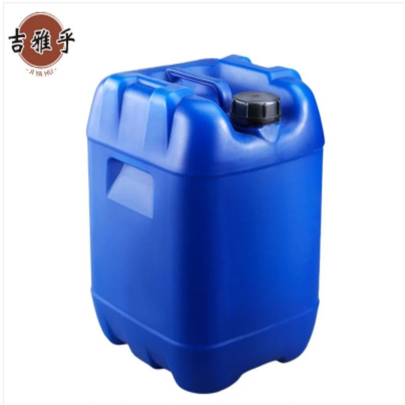 吉雅乎 方形包装空桶 化工塑料桶 塑料堆码桶 20L堆码桶蓝色高清大图