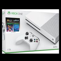 微软（Microsoft) Xbox One S 1TB 新春双游戏套装 （超神跑者+潘卡普）