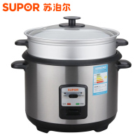 SUPOR苏泊尔 CFXB60A1A不锈钢电饭锅6L大容量锅蒸笼5-8人