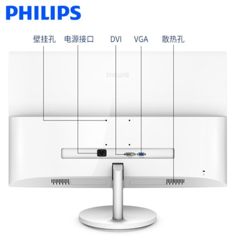 327E8QSW IPS低蓝光护眼不闪屏白色组装台式显示器 32寸显示器 台