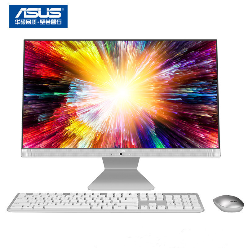 华硕asusv4000新傲世215英寸微边框一体机电脑j40054g256gb集显高清冰