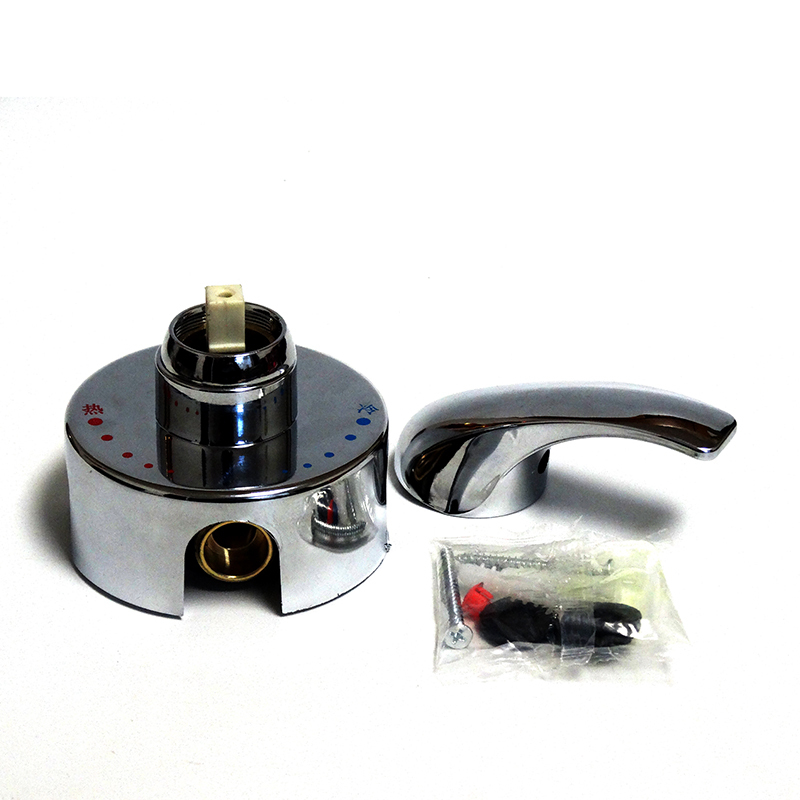 电热水器贴墙式明装淋浴阀调温阀冷热开关配件电镀手柄买2送1800_800