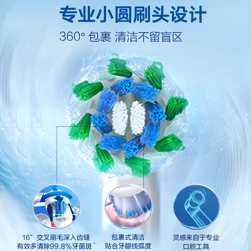 欧乐-B电动牙刷Pro1Max粉色高清大图