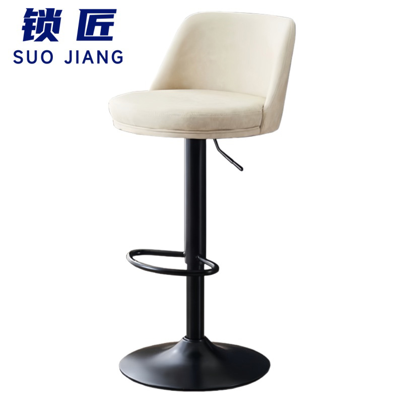 锁匠 高脚椅 米色 把高清大图