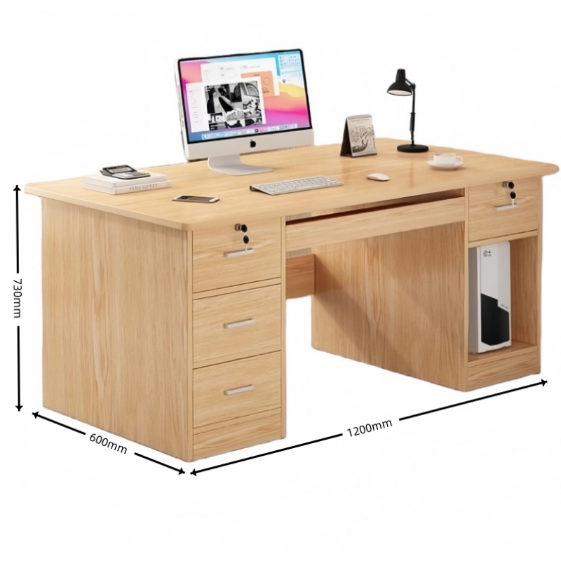 攸形电脑桌1200*600*730mm张高清大图