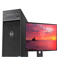 戴尔（DELL）Precision T3630塔式图形工作站设计渲染剪辑建模台式机主机T3620升级 I3-8100 4核 04线程 3.6G【入门】4G内存〡120G 固态丨集显