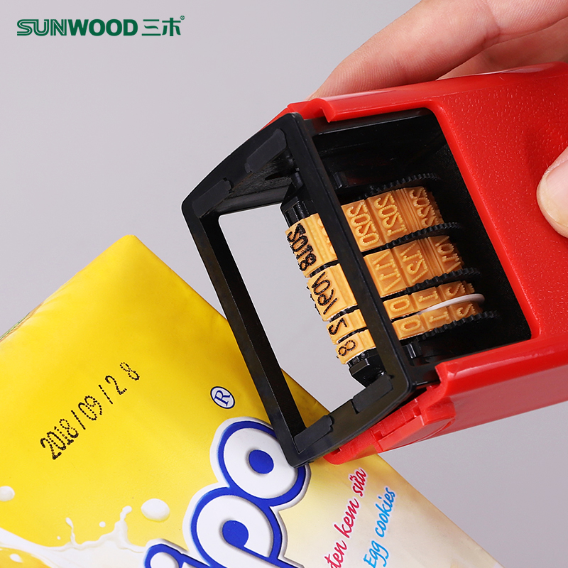 三木(SUNWOOD)8349号码机日期印打码机打生产日期油墨 印章食品手动仿喷码机印码机打码器批发高清大图