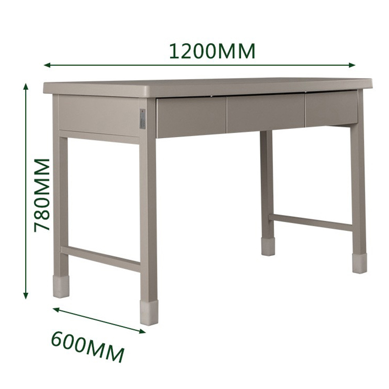 湘渭钢制三抽抽学习桌办公桌