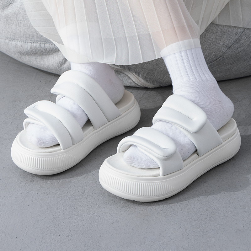 彪马(PUMA)女凉鞋新款厚底运动透气魔术贴凉拖鞋399450-01 ZP
