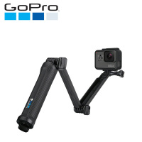 GoPro 3-Way(三向)手柄摇臂或三脚角架自拍杆 黑色 运动摄像机配件云台