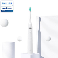 飞利浦(PHILIPS) 电动牙刷 S1成人情侣款送男女友礼物 2种模式洁齿护龈 柔力软毛 白色HX2431/02