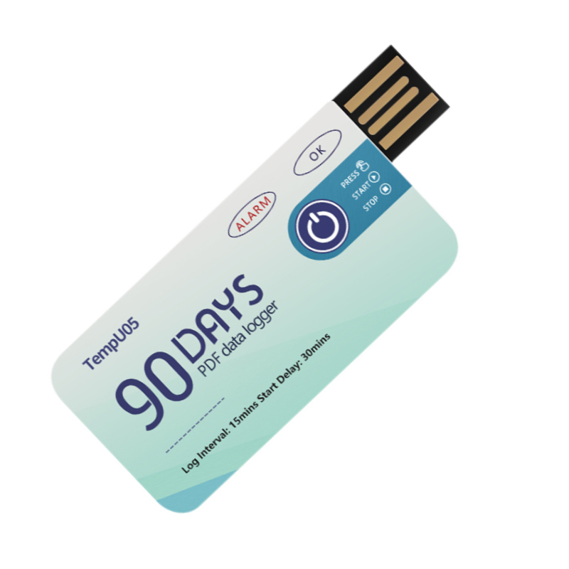 美瑞欧 一次性温度记录仪 U盘式 TempU05(90天-内置电)(单位:个)货期12天