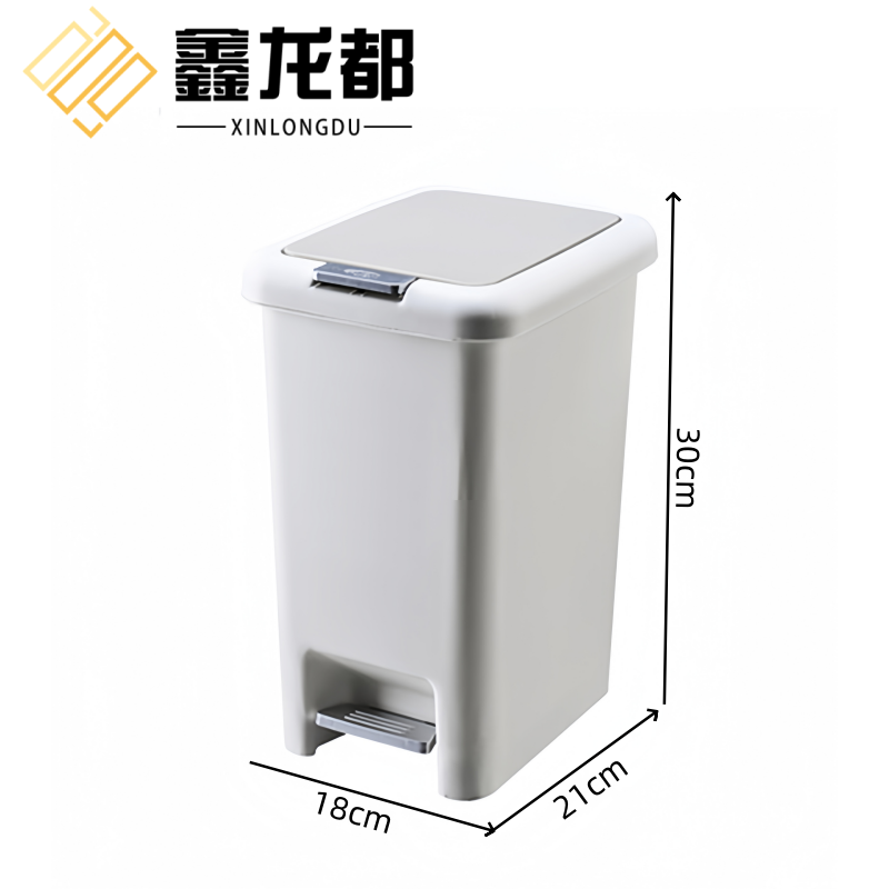 鑫龙都垃圾桶6.5L个高清大图