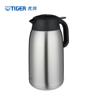虎牌 (tiger)PWM-A20C不锈钢色 304不锈钢便携式热水瓶 保冷保温水壶 家用旅行便携保温瓶 家用水壶 2L