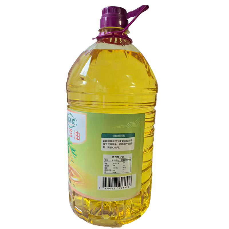 钿满堂大豆油 5L/桶高清大图