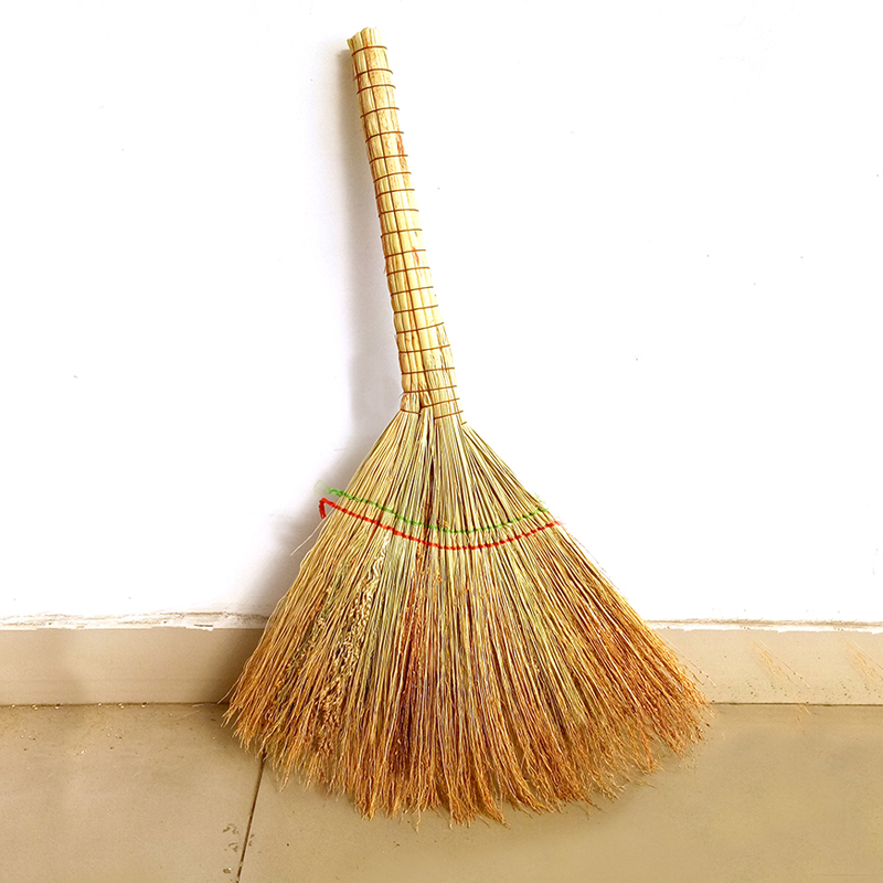 扫帚高粱苗手工扫地阿斯卡利ascari芒笤帚家用小扫把家用老式全高粱苗