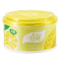 春风空气清新剂固体香膏清香剂汽车除味厕所除臭卧室香薰持久留香 9盒柠檬