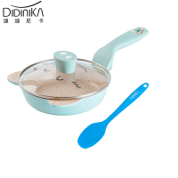 迪迪尼卡(Didinika)金猪侠辅食锅婴儿奶锅16cm小锅平底煎锅麦饭石不粘锅多功能一体锅