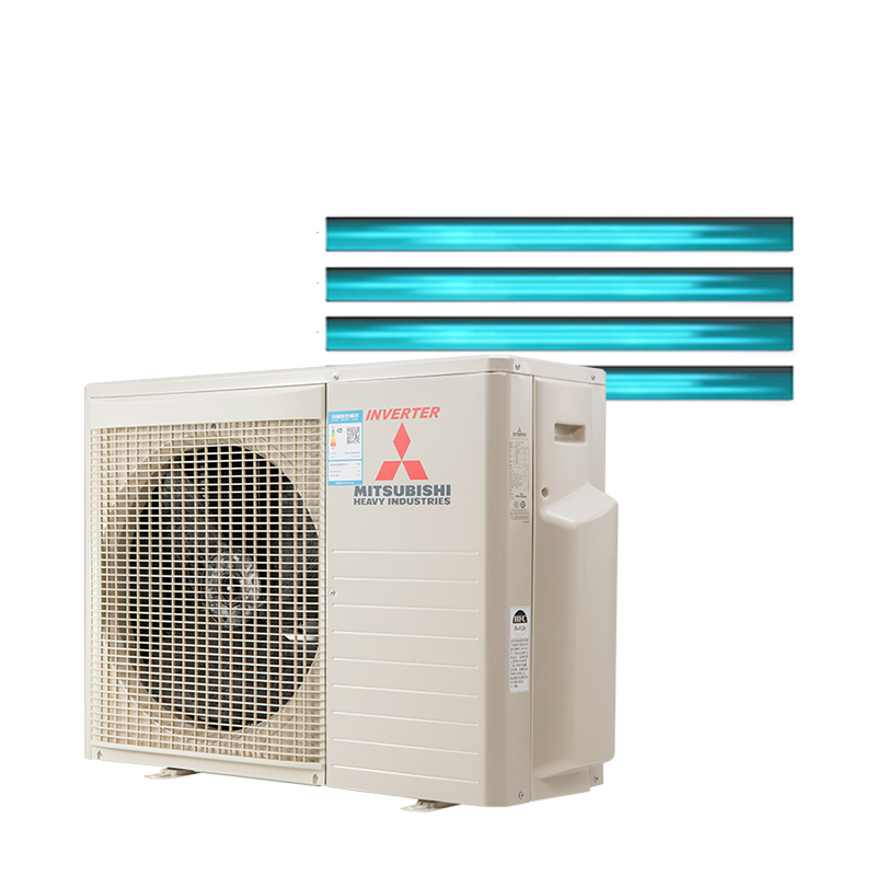 三菱重工5匹变频一拖四家用中央空调scm系列分体式直流变频风管机