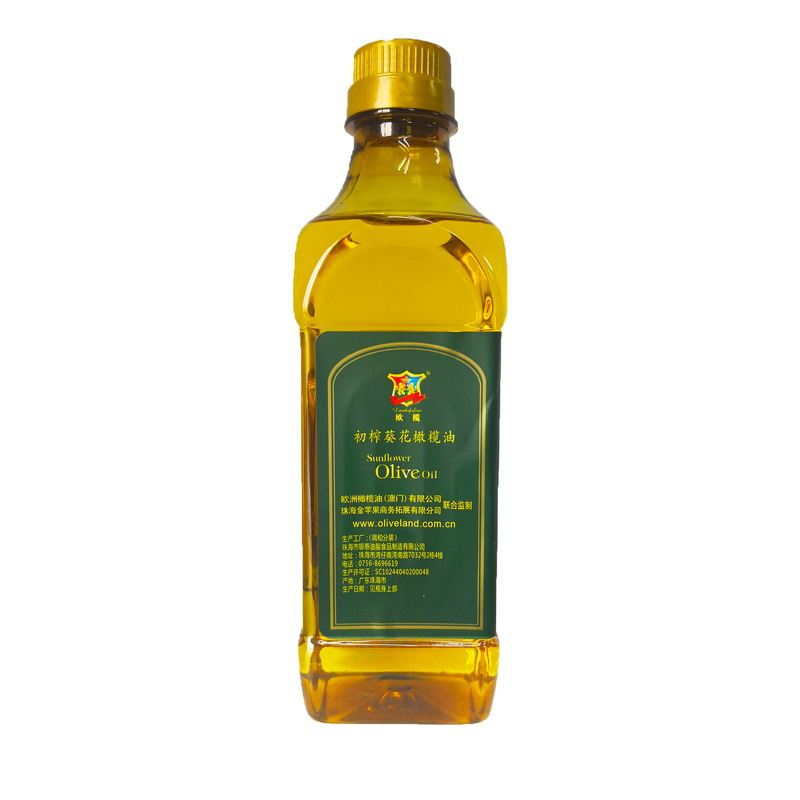 欧榄 初榨葵花橄榄油500ml*2礼盒