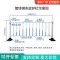 夜莺 市政道路护栏城市公路隔离栏杆锌钢围栏交通设施马路安全防撞活动护栏 [普通加厚]安装高度0.6米*3.08米宽/套