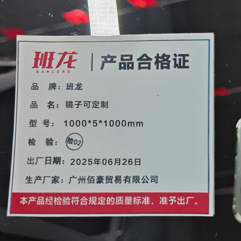 班龙镜子可定制1000*5*1000mm块高清大图