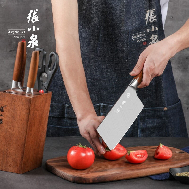 张小泉 鬼冢·虎系列六件套套刀 D31410100高清大图