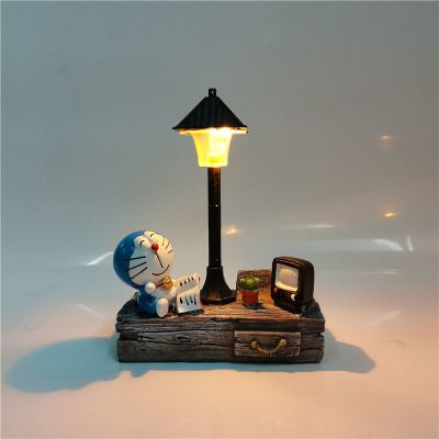 猫小夜灯开学礼物哆啦a梦生日礼物 原版硬纸盒商品包装 600-3叮当看书