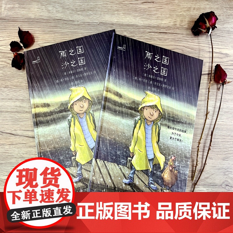 大眼睛童书绘本系列:雨之国 沙之国(正反书)高清大图