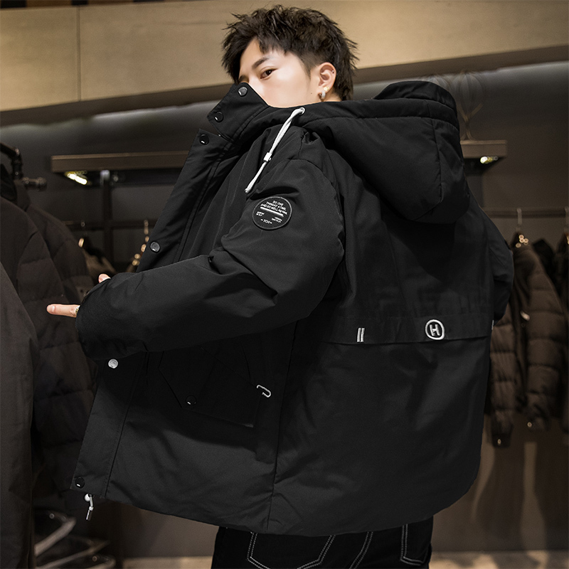 BaLuoShang棉衣男冬季加厚棉袄2020年新款潮流韩版冬装男装外套羽绒棉服潮牌棉衣