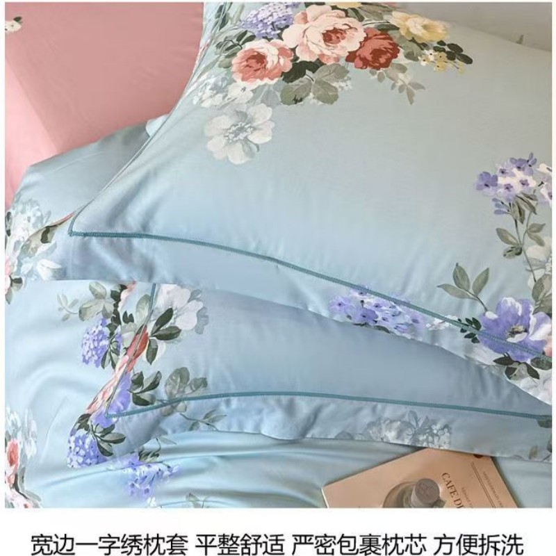 安琪尔40支印花纯棉四件套高清大图
