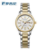 罗西尼(ROSSINI)手表 金属 不锈钢 防水双历 时尚 女士 女表石英表5630