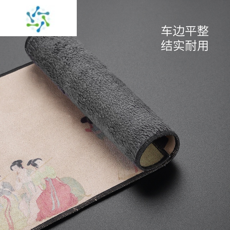 三维工匠中国风茶巾家用彩绘禅意养壶吸水茶布功夫茶具专用抹布茶垫茶具