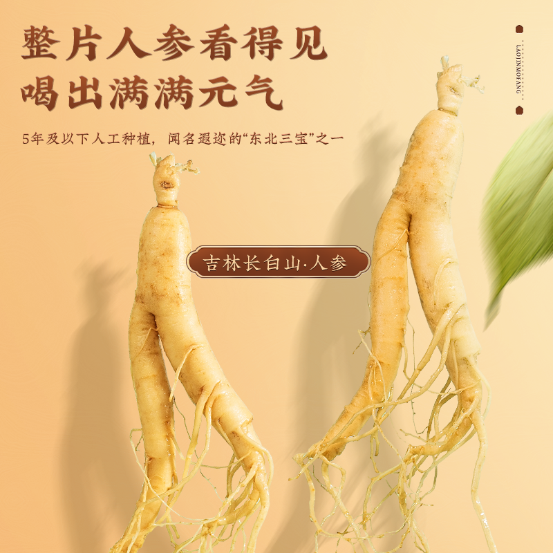 [买1发2]老金磨方 人参桂圆红枣茶90g 玫瑰花茶胎菊五宝八宝养生茶
