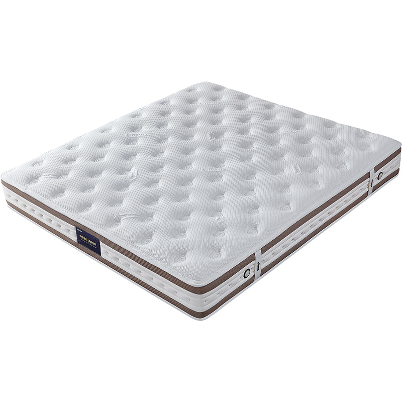全友家居乳胶床垫15米18米软硬两用天丝面料静音弹簧床垫105167