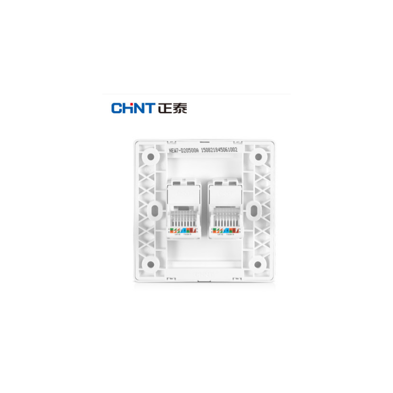 正泰(CHNT) 双电话插座 NEW2-C20802 香槟色高清大图