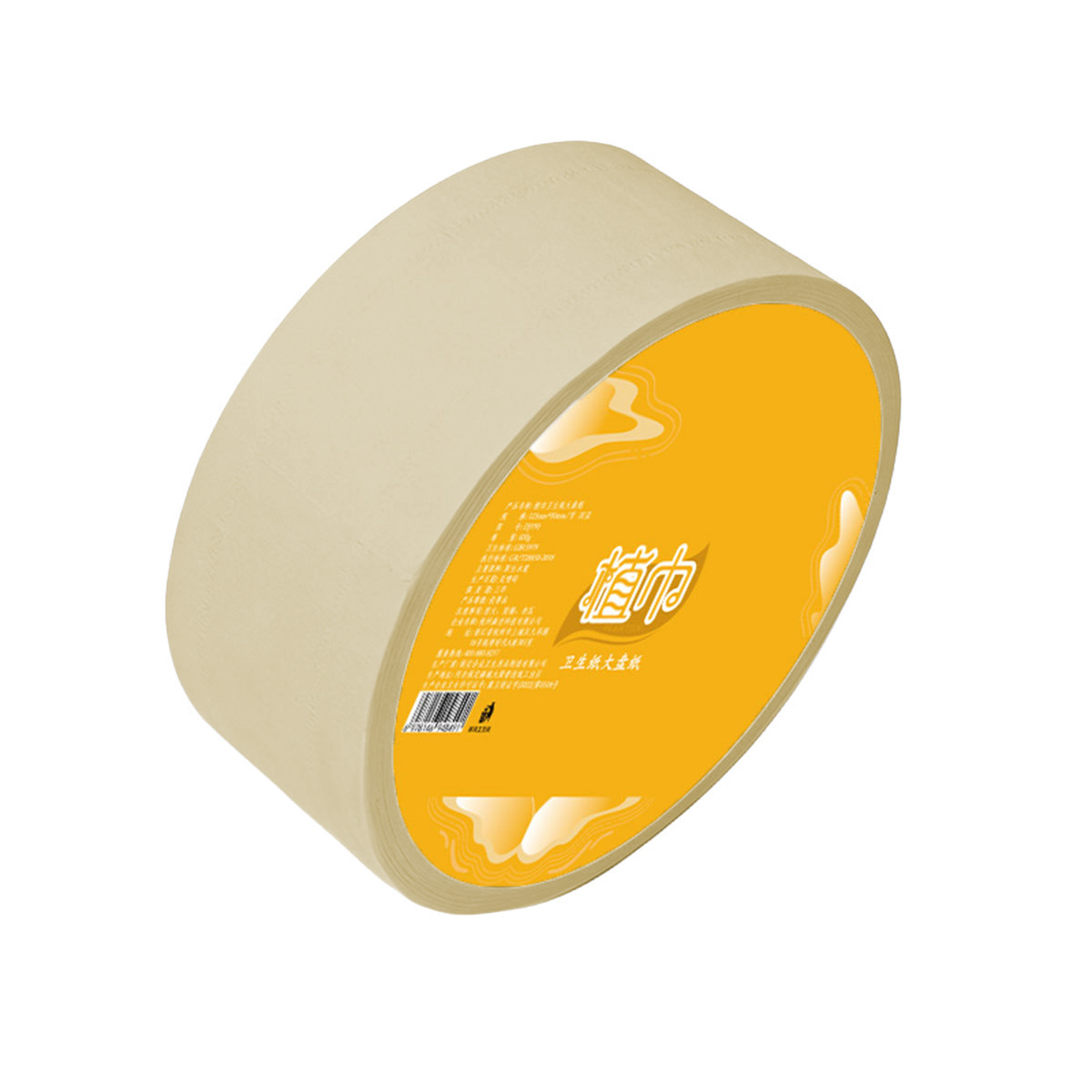 植巾 DJ190 四层130m 12卷/箱 卫生纸大盘纸 4.00 提/箱 (计价单位:箱)高清大图