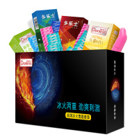 多乐士旗舰店68只避孕套趣爱久爱热感冰感组合安全套赠跳蛋1枚 保险套男用套 凸点颗粒情趣 成人用品