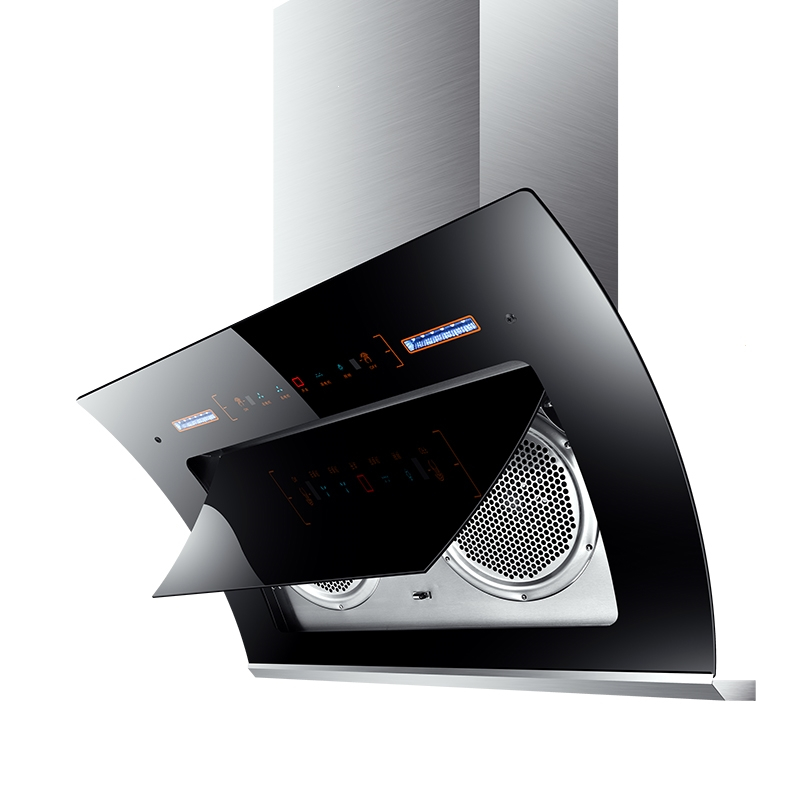 小型家用壁挂式黄金蛋吸抽油烟机双电机顶侧吸中式大吸力清洗_90cm侧