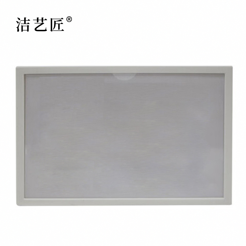 洁艺匠 JYJ7114 横款L型亚克力展示铭牌 尺寸10*8cm 厚度1.5mm(计价单位:个) 透明色高清大图