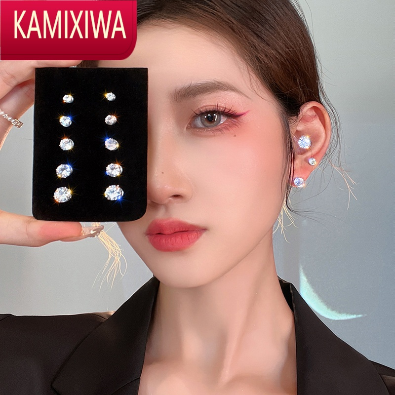KAMIXIWA耳蜗钉无耳洞耳钉磁吸耳蜗钉女耳骨夹男耳饰耳窝钉吸铁石耳骨钉夾